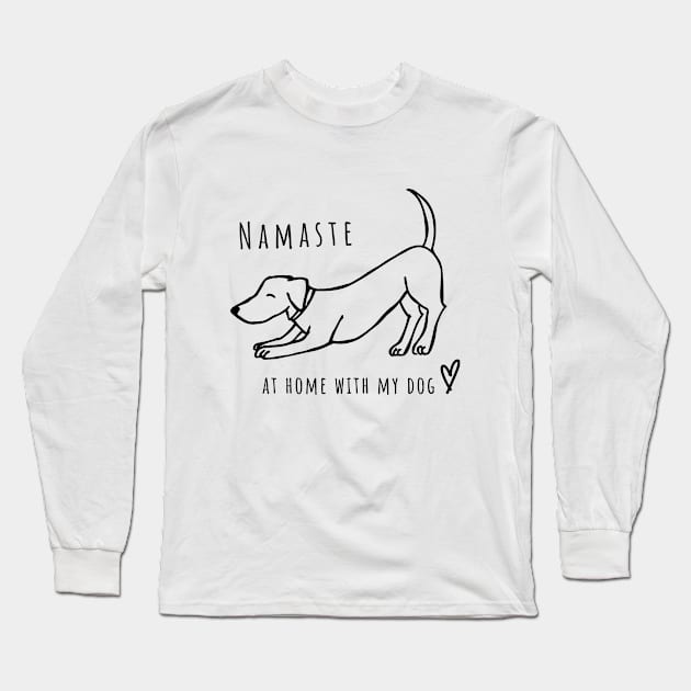 Namastay At Home Long Sleeve T-Shirt by StellaSprout